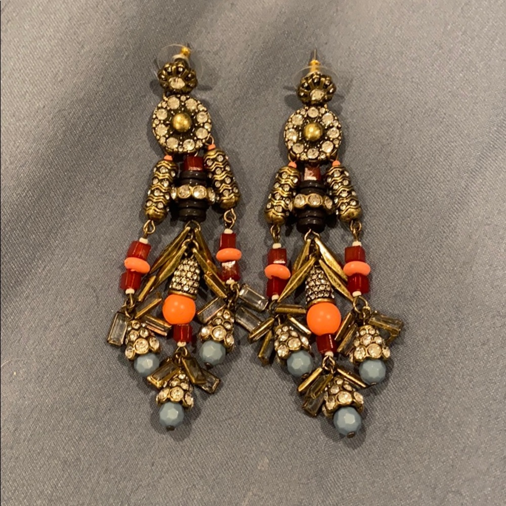 Fun sparkly and colorful dangle earrings